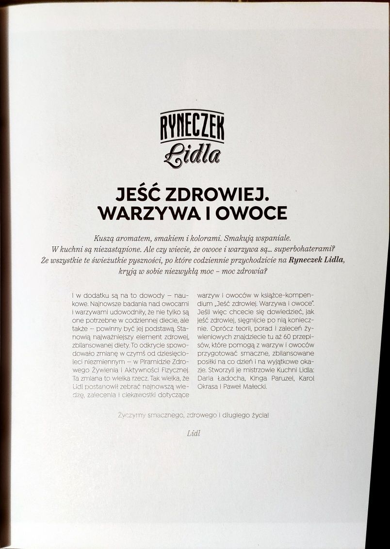 Jeść zdrowiej warzywa i owoce Lidl