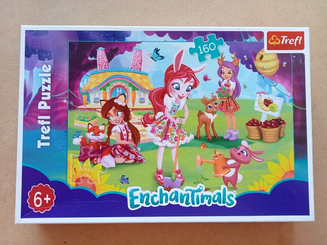 Puzzle Enchantimals zwierzęta Trefl 160 elementów 6 lat