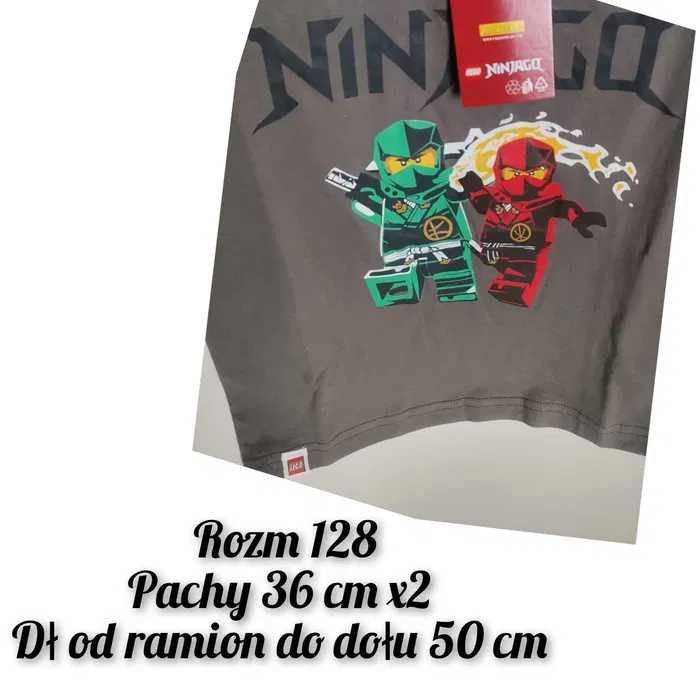 Nowy T-shirt 128 t-shirt lego ninjago 128 koszulka lego 128