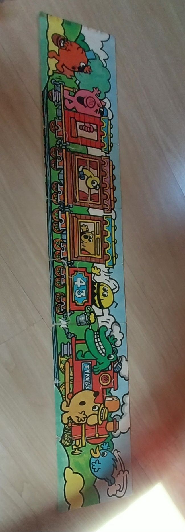 Puzzle antigo em madeira de fabrico Inglês