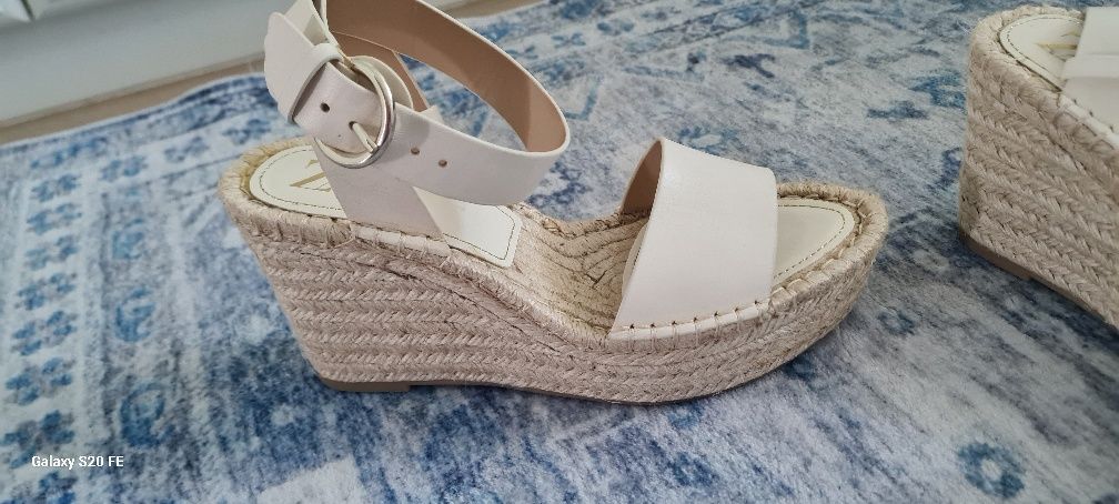Sandały Zara nowe espadryle na koturnie rozmiar 36