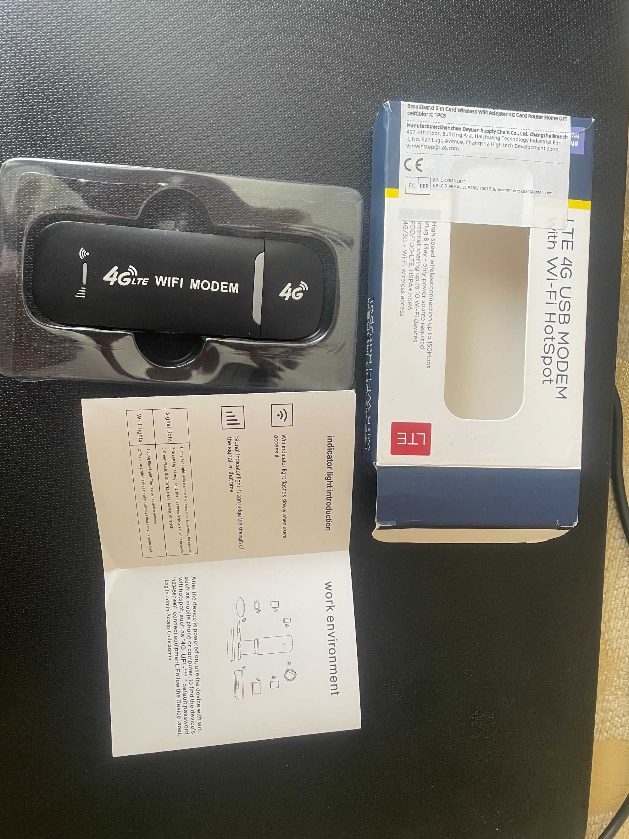 Новий 4G LTE USB‑модем Wi‑Fi роутер — SIM‑роутер,