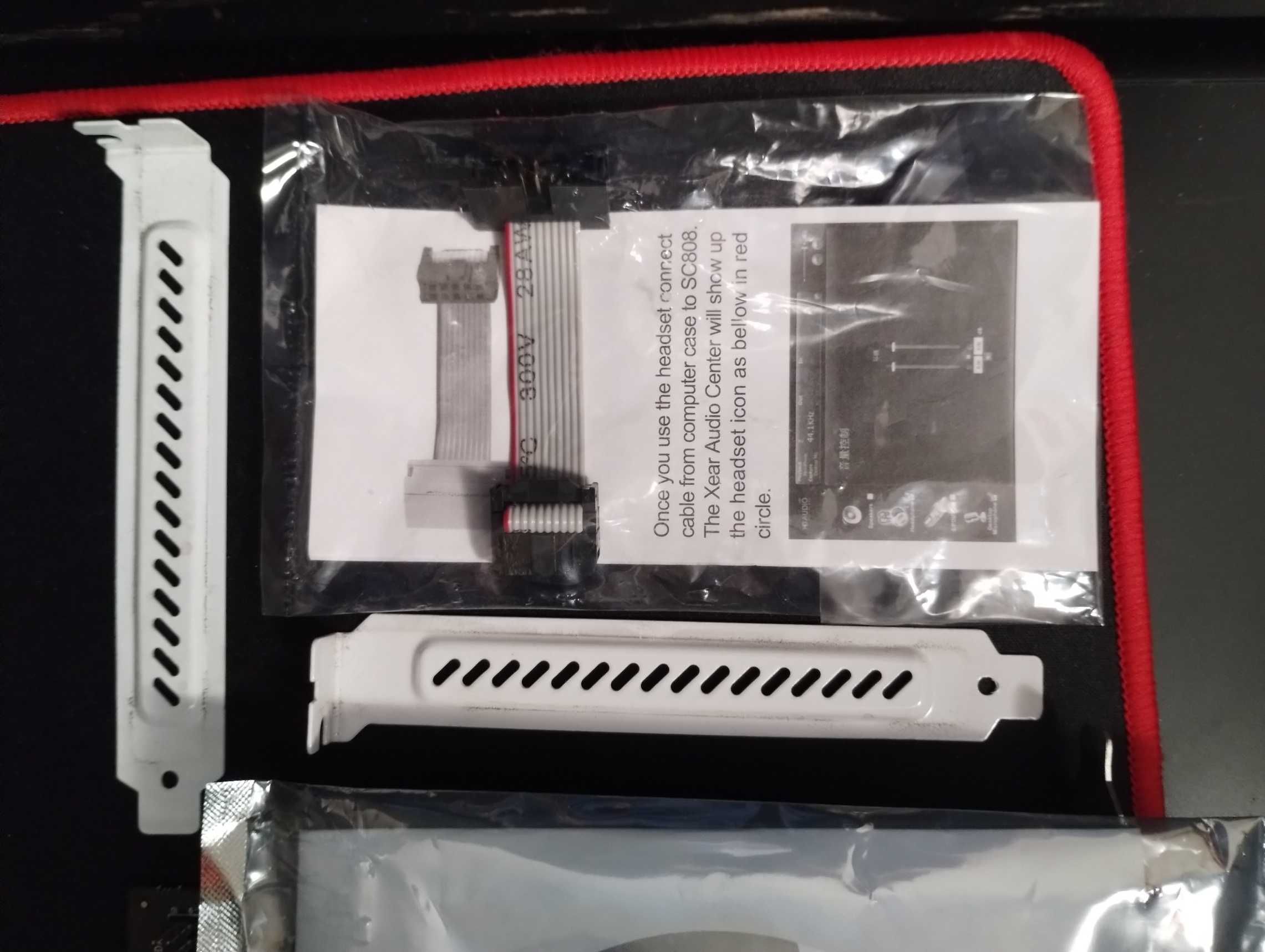 AIM SC808 Karta Audio PCI-e + dodatki