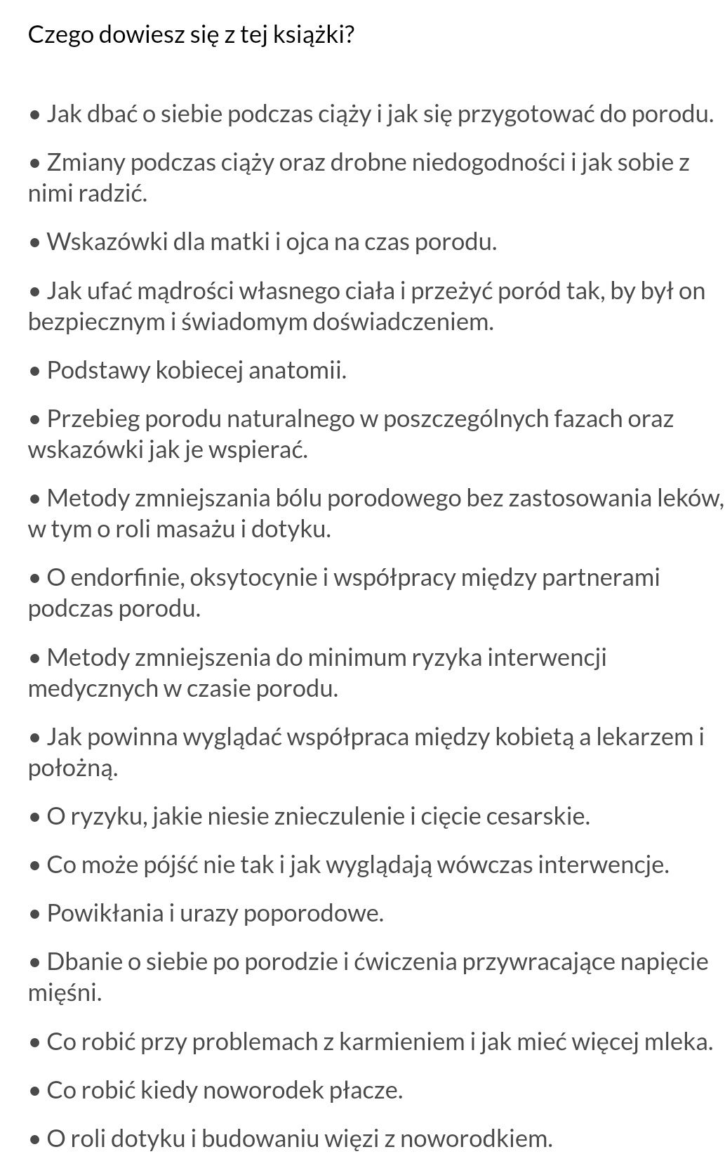 Duchowe położnictwo - intymność narodzin