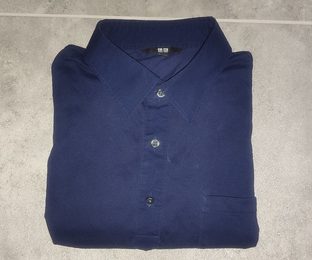 Polo koszulka Uniqlo r. M granat