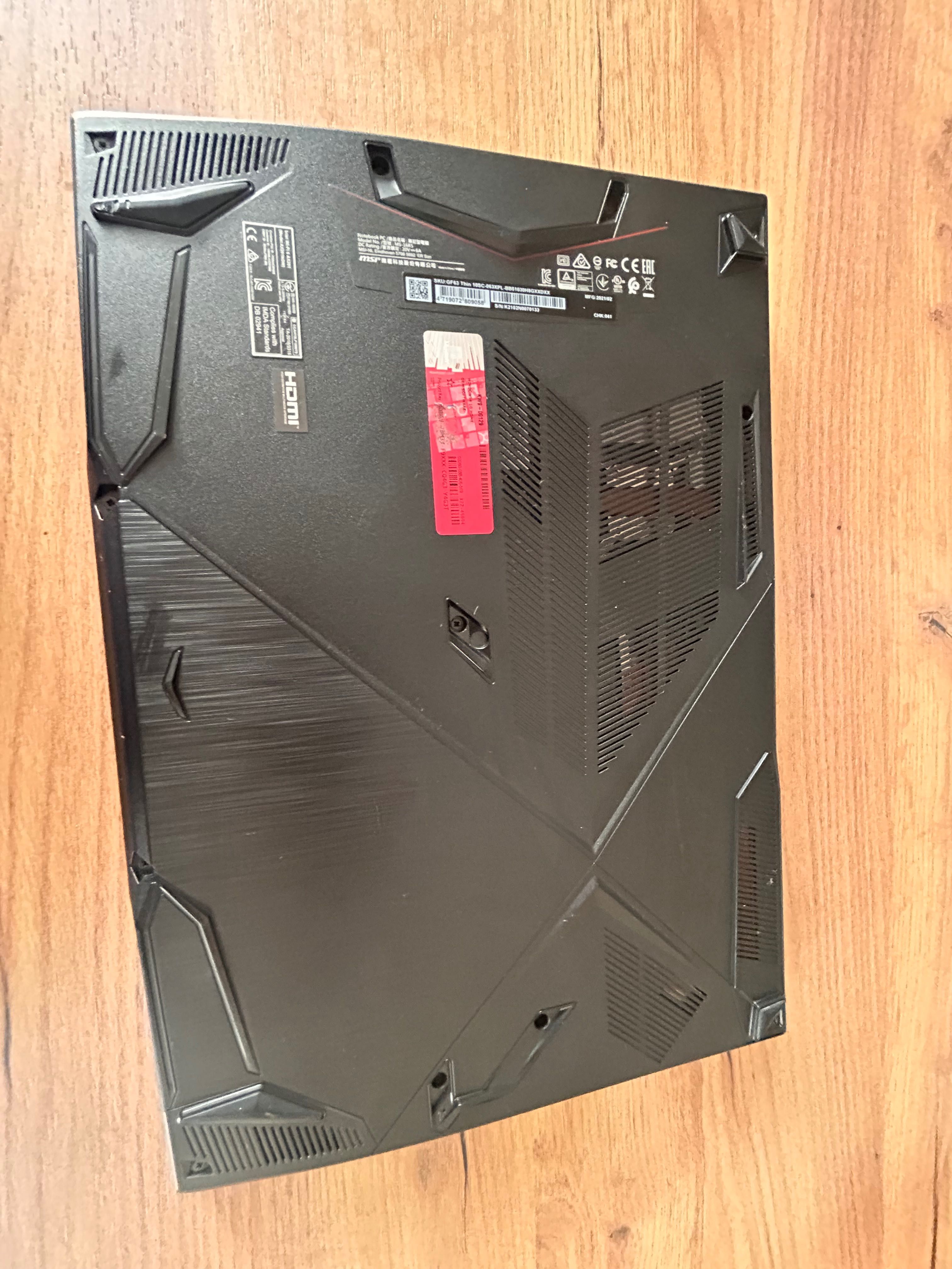 Laptop gamingowy MSI