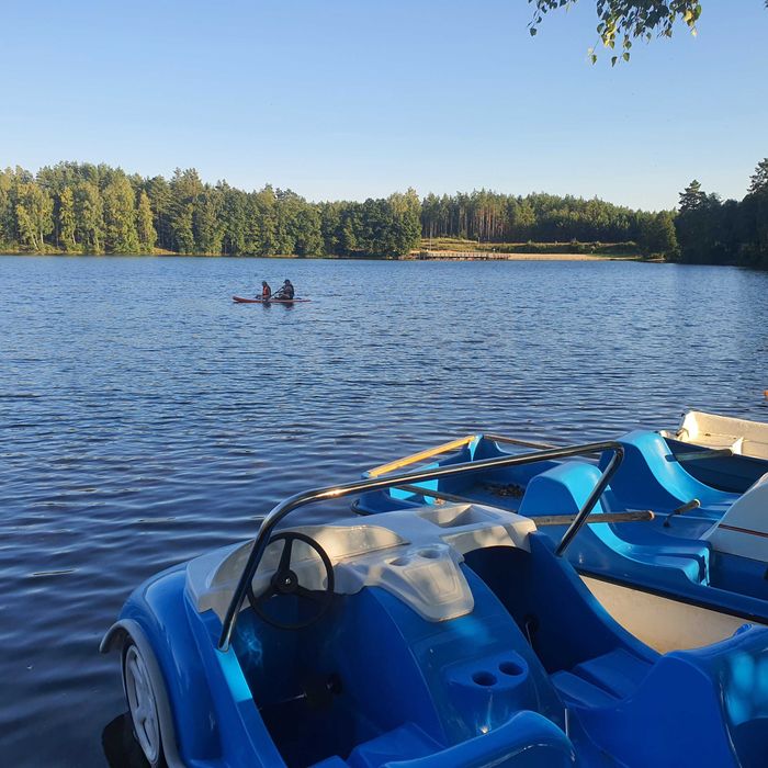 Komfortowy dom z kominkiem nad jeziorem, ryby, grzyby, SAUNA i BALIA