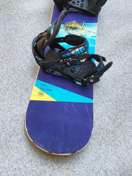 Dziecięcy snowboard NIDECKER NITRON 110 cm + wiązanie NIDECKER!