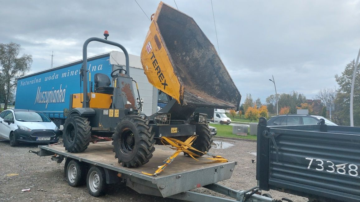 Wynajem Wozidło Obrotowe 3T TEREX TA3 wypożyczenie wozidła kraków boch