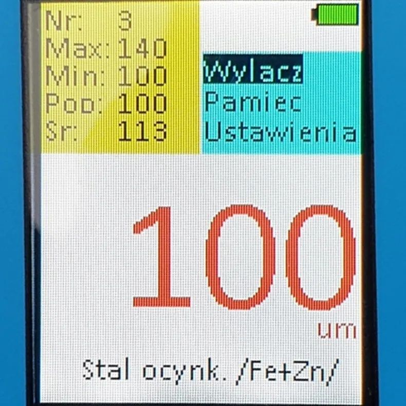 Wynajem Miernik grubości lakieru GL-PRO-SMART-FAZ + miernik bieżnika