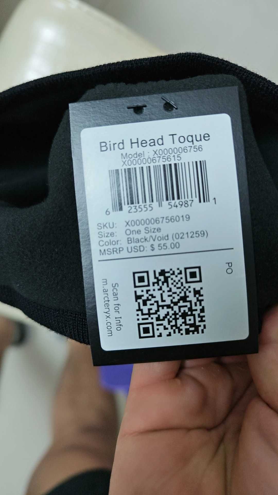 Arc'teryx Bird Head Toque Beanie Black