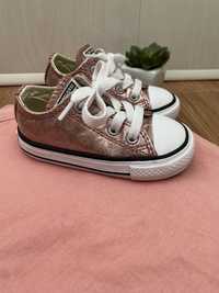 Рожеві кеди Converse на дівчинку/укды Converse на девочку