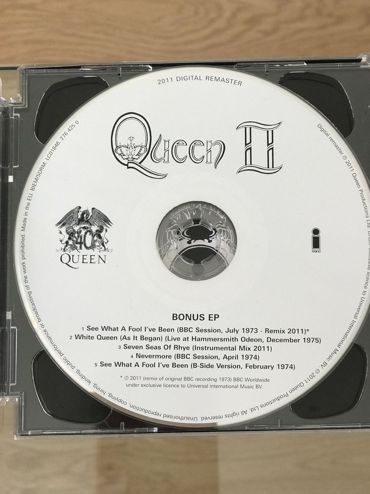 2 CD’s Queen Ii