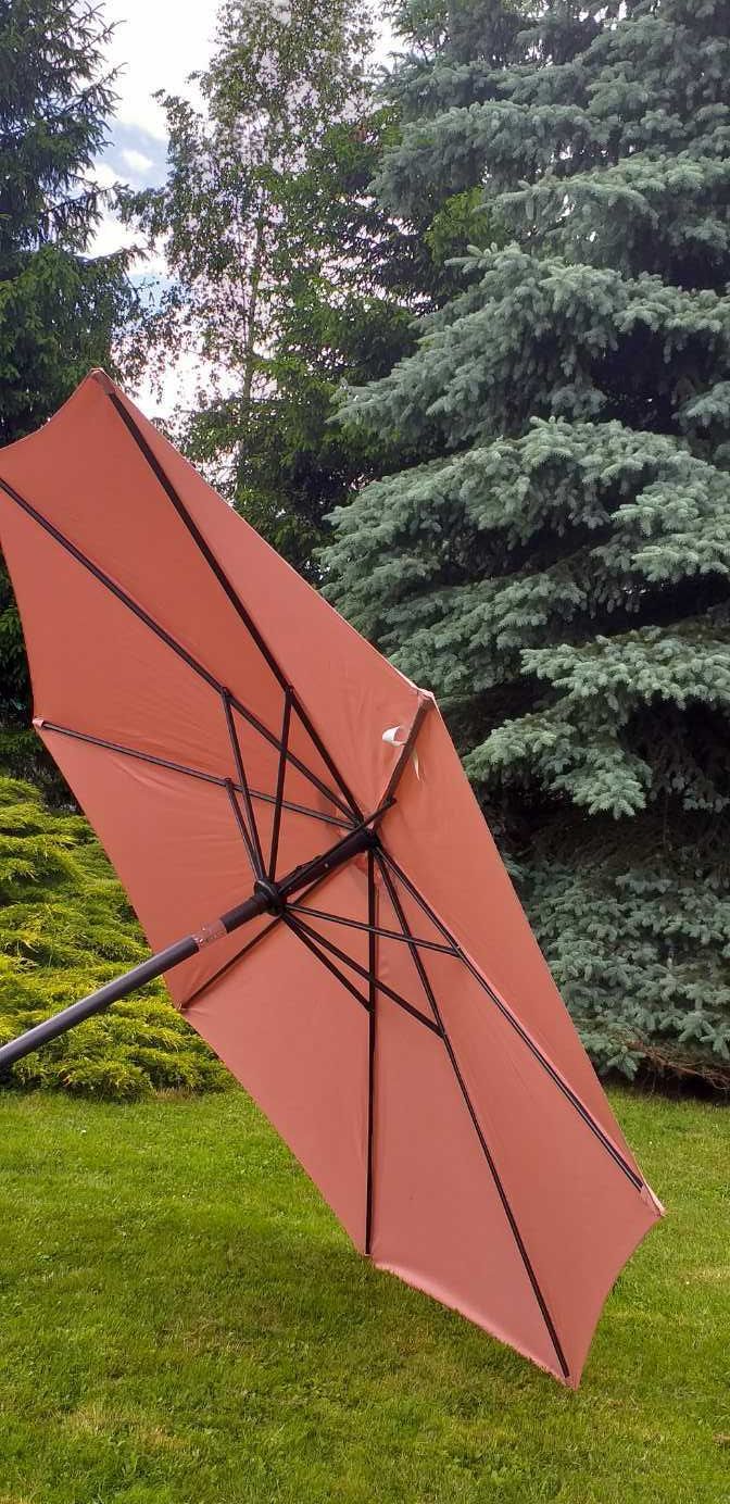 Parasol ogrodowy DUżY 300cm czarny