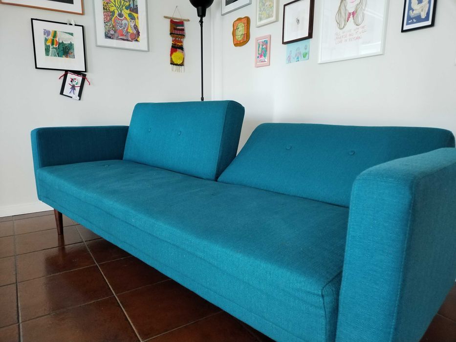 Sofá Azul, 3 lugares, La Redoute