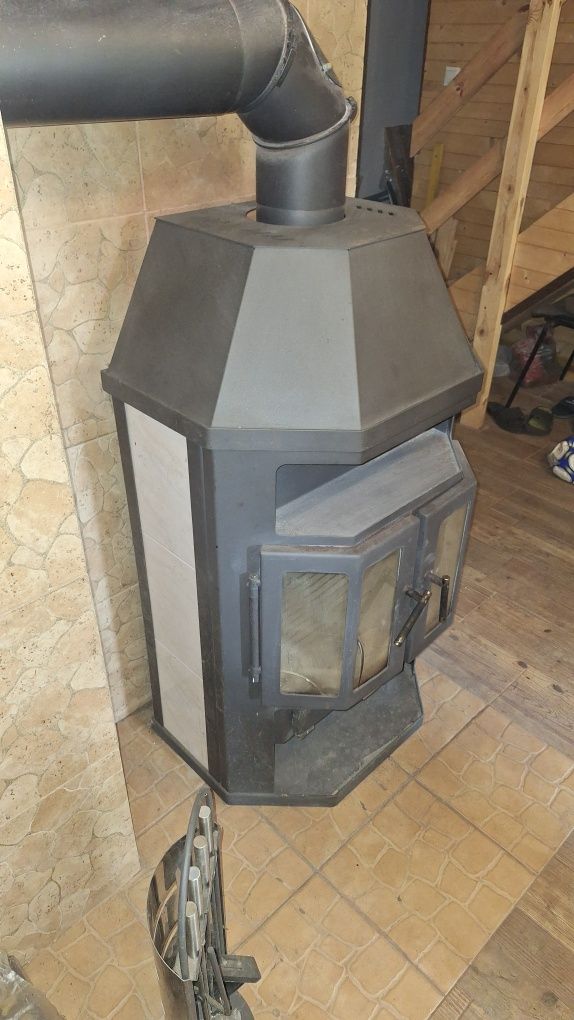 Kominek wolnostojący, koza, piec Zeus Grande Lux 14kW