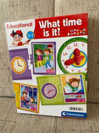 What time is it? Gra edukacyjna Clementoni  Ang.