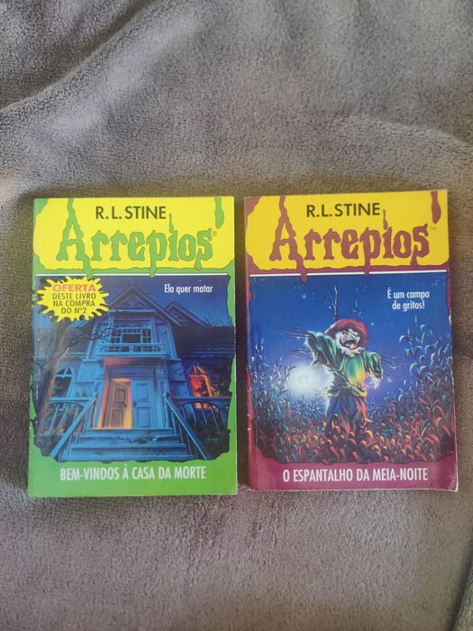 2 livros da série Arrepios