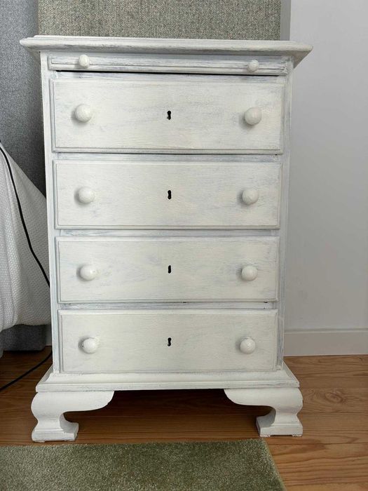 Mesas de Cabeceira Branco Decapé