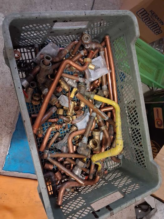 do instalacji gazowej kształtki rurki miedziane mosiężne zaworu i inne