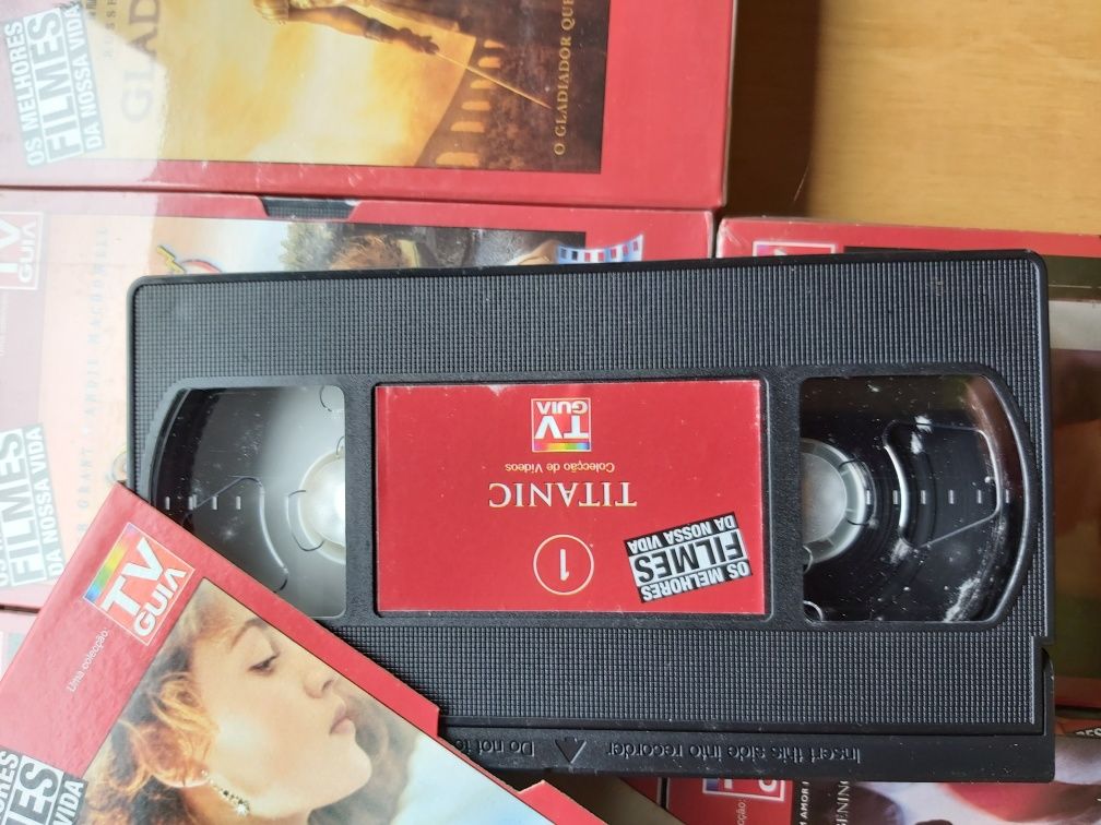 Cassetes filmes várias VHS