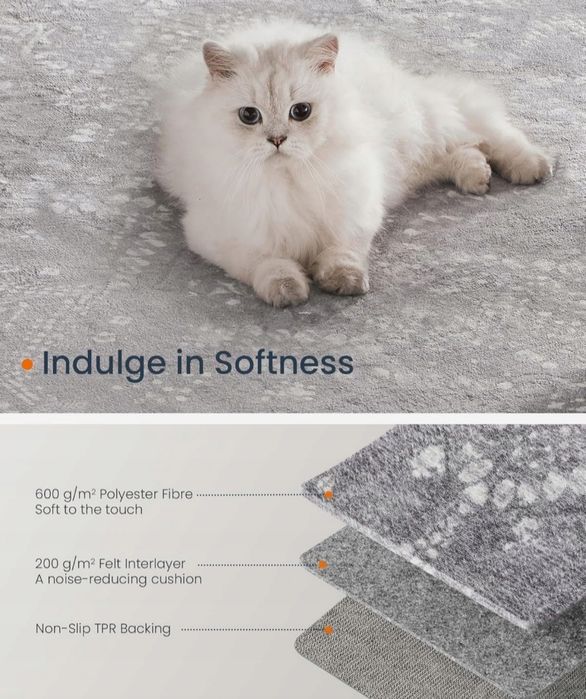 Dywan do sypialni, salonu, antypoślizgowy, 120 x 170 cm Styl