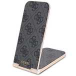 Ładowarka indukcyjna Guess 4G Pattern MagSafe składana 2w1/15W - czarn