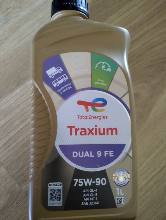 Total  Traxium Dual 9 FE  75W-90 1л