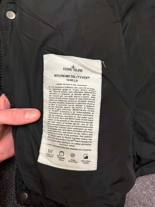 Stone Island Puffer Jacket чорна куртка пуховик стон айленд з патчем