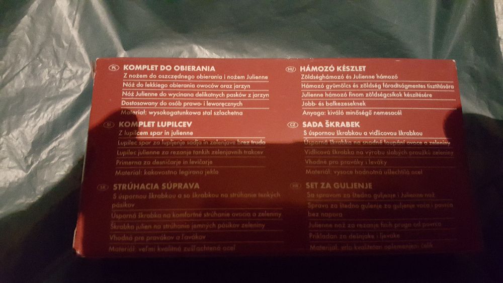 Obieraczka do warzyw