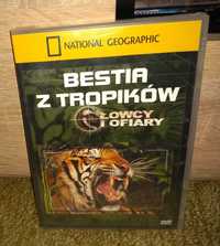 National GEOGRAPHIC Bestia Z Tropików Łowcy I Ofiary / FOLIA /DVD / PL