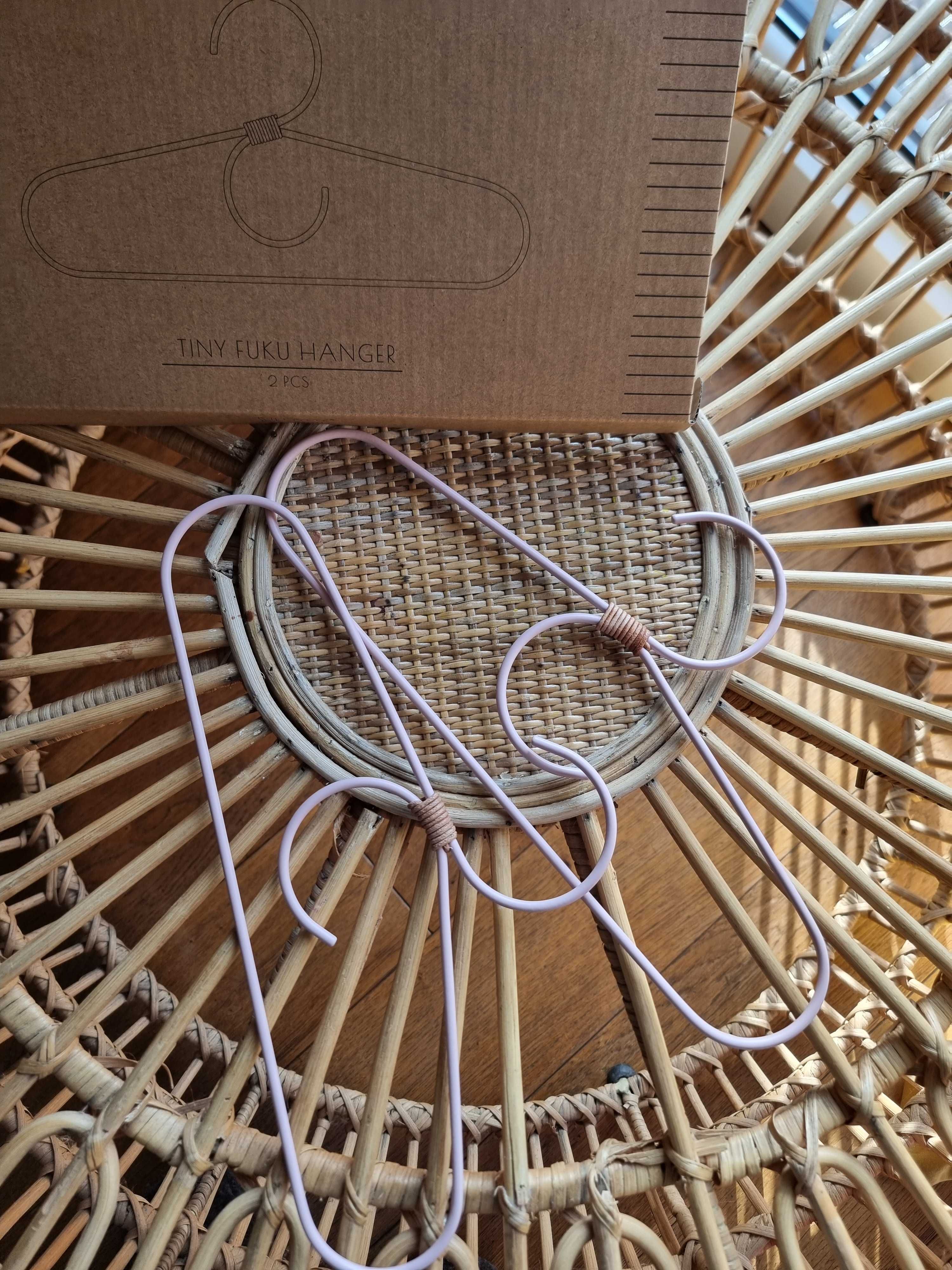 Oyoy wieszaki dziecięce tiny fuku hanger 2szt ozdobne skóra