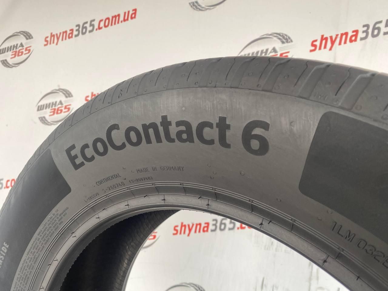 шини бу літо 225/60 r18 continental ecocontact 6 5mm