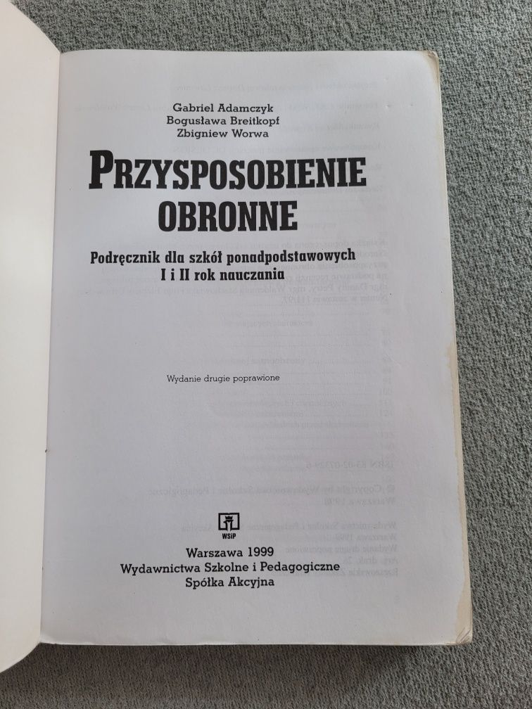 Przysposobienie obronne Adamczyk Breitkopf Worwa