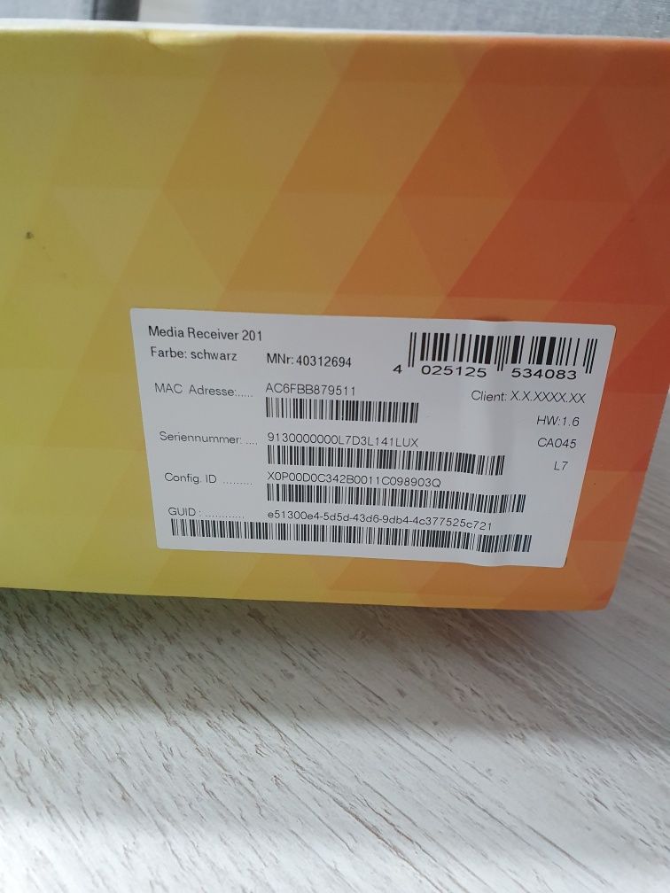 Media Receiver 201 dekoder