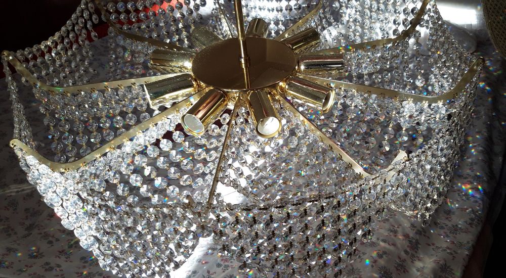 Люстра кришталева