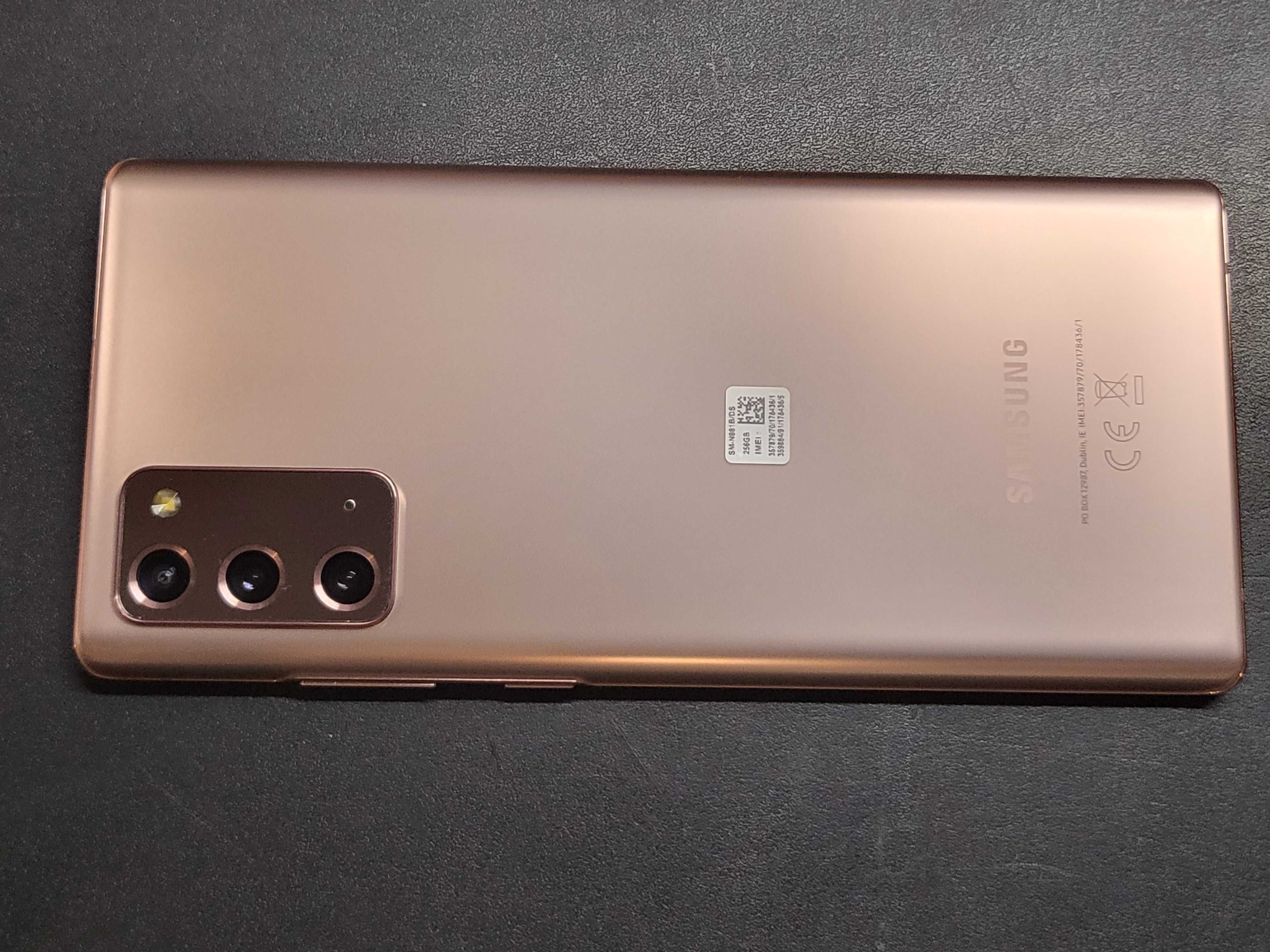 Używany - Samsung Galaxy Note 20 5G 256GB Brązowy - GSM Baranowo
