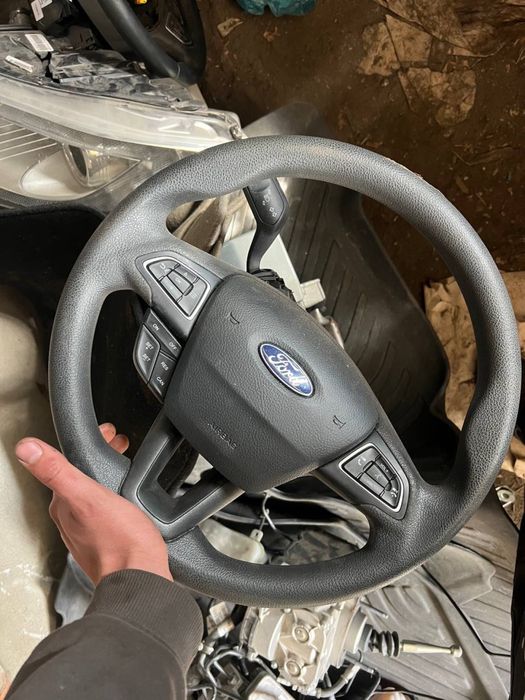 Руль ford ecosport кожа, шкіряне кермо форд экоспорт