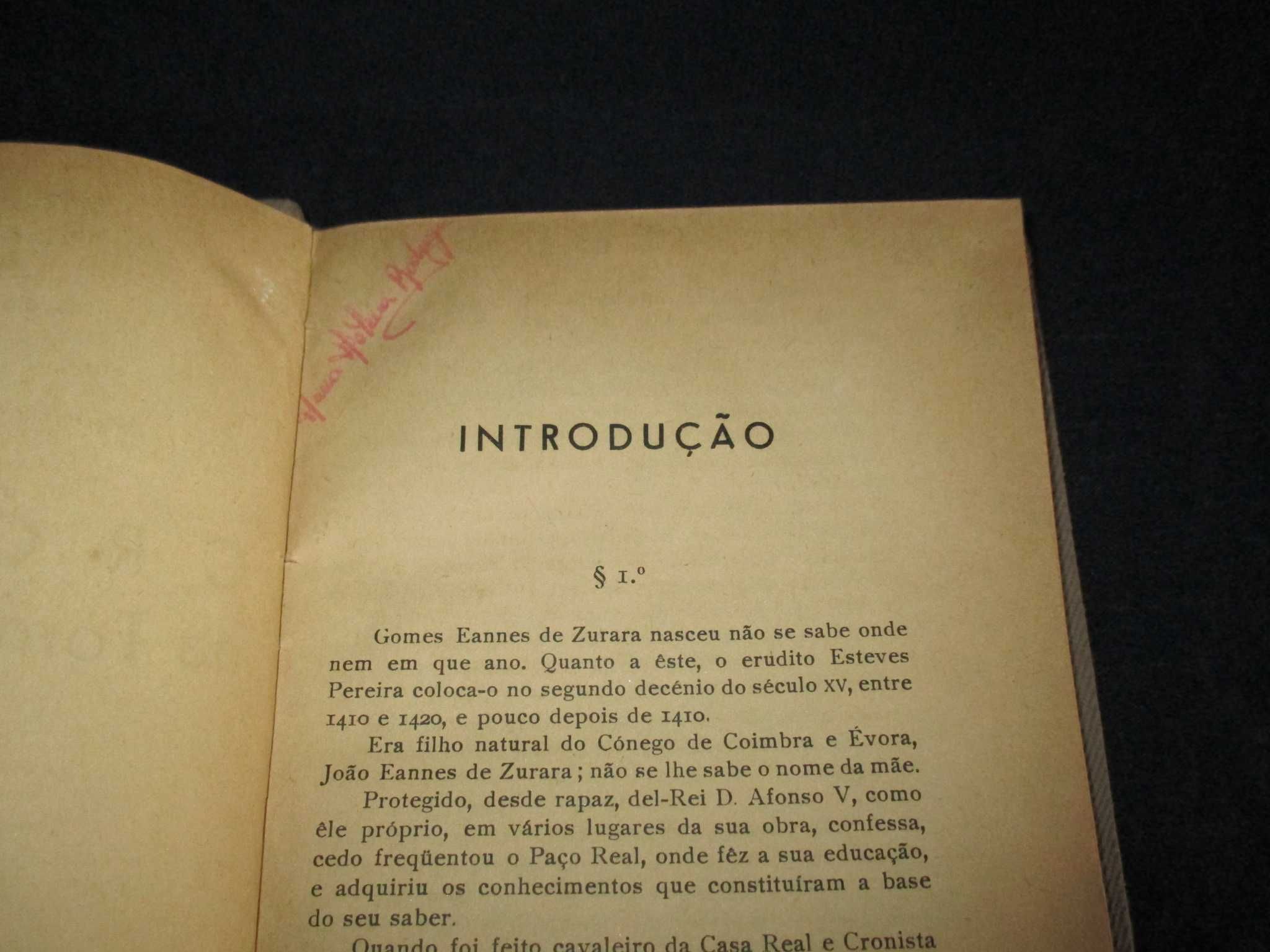 Livro Crónica da Tomada de Ceuta Clássicos Portugueses 1942