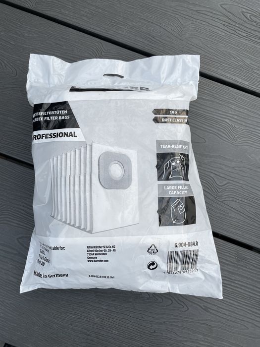 Фільтр kercher wd3 оригинал мішки т7/1  nt22/1 фільтр кершер