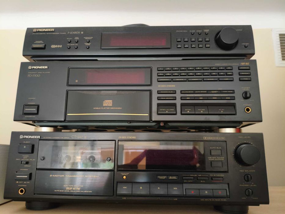 Zestaw Pioneer CD PD770 DECK447 TUNER F204Rds