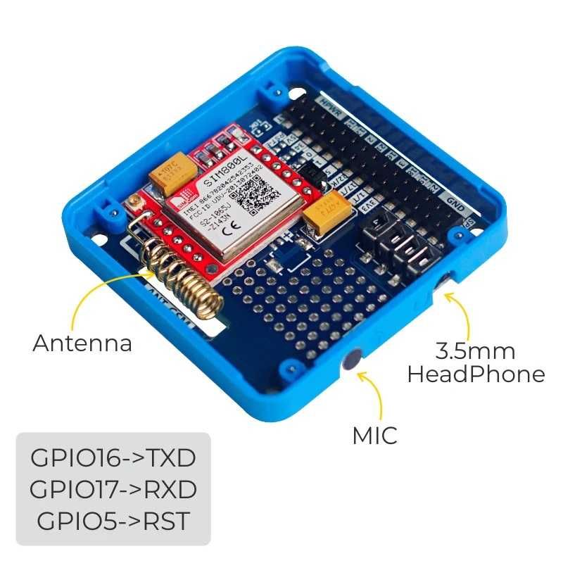 M5Stack GSM Module SIM800L +NCIR +ENV Sensor +1 to 3 HUB