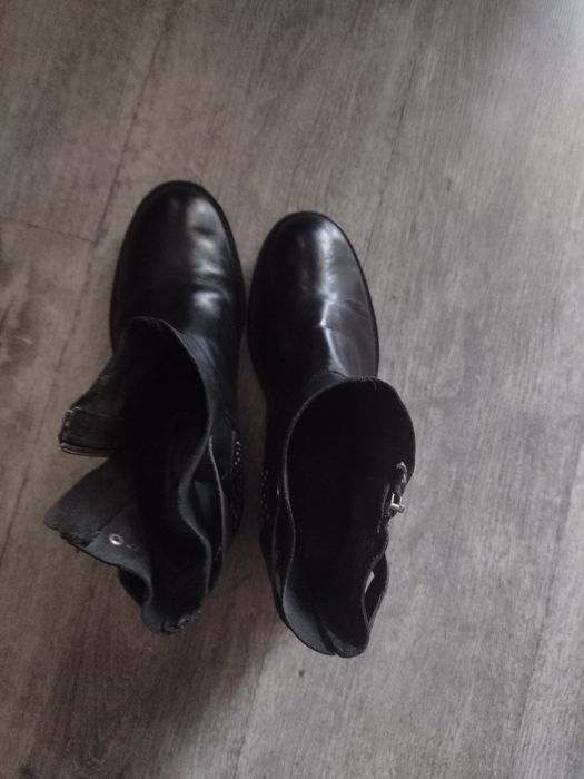 Skórzane buty damskie r. 37