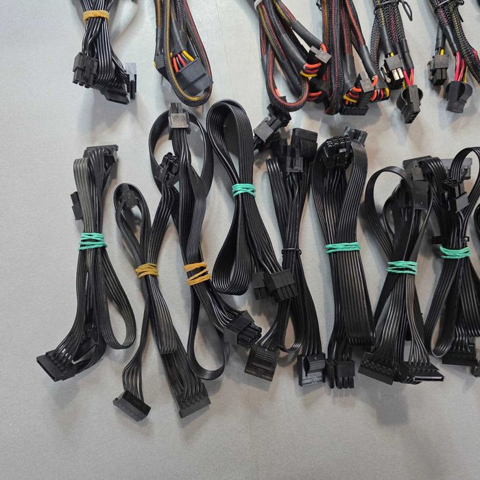 Модульные кабеля до блока питания! ЛОТ 19шт Gigabyte, Chieftec, Proton