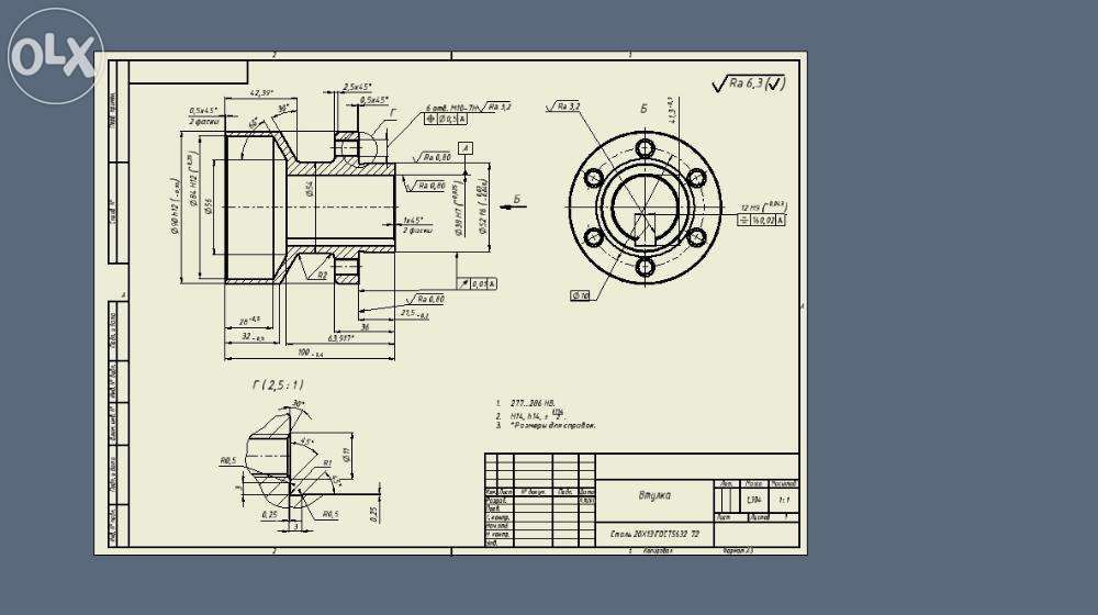 Чертежи в Компас-3d, Autodesk Inventor, SolidWorks, 3d-модели,анимация