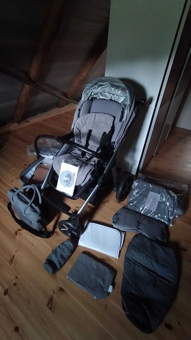 Wózek BABY DESIGN HUSKY 2w1 + Winterpack