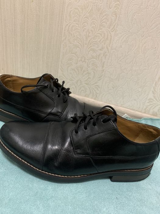 Продам кожаные мужские туфли Clarcs43 размер по стельке 28 см