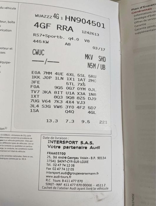 Двигатель audi rs6 Rs7 4g performance CWUC