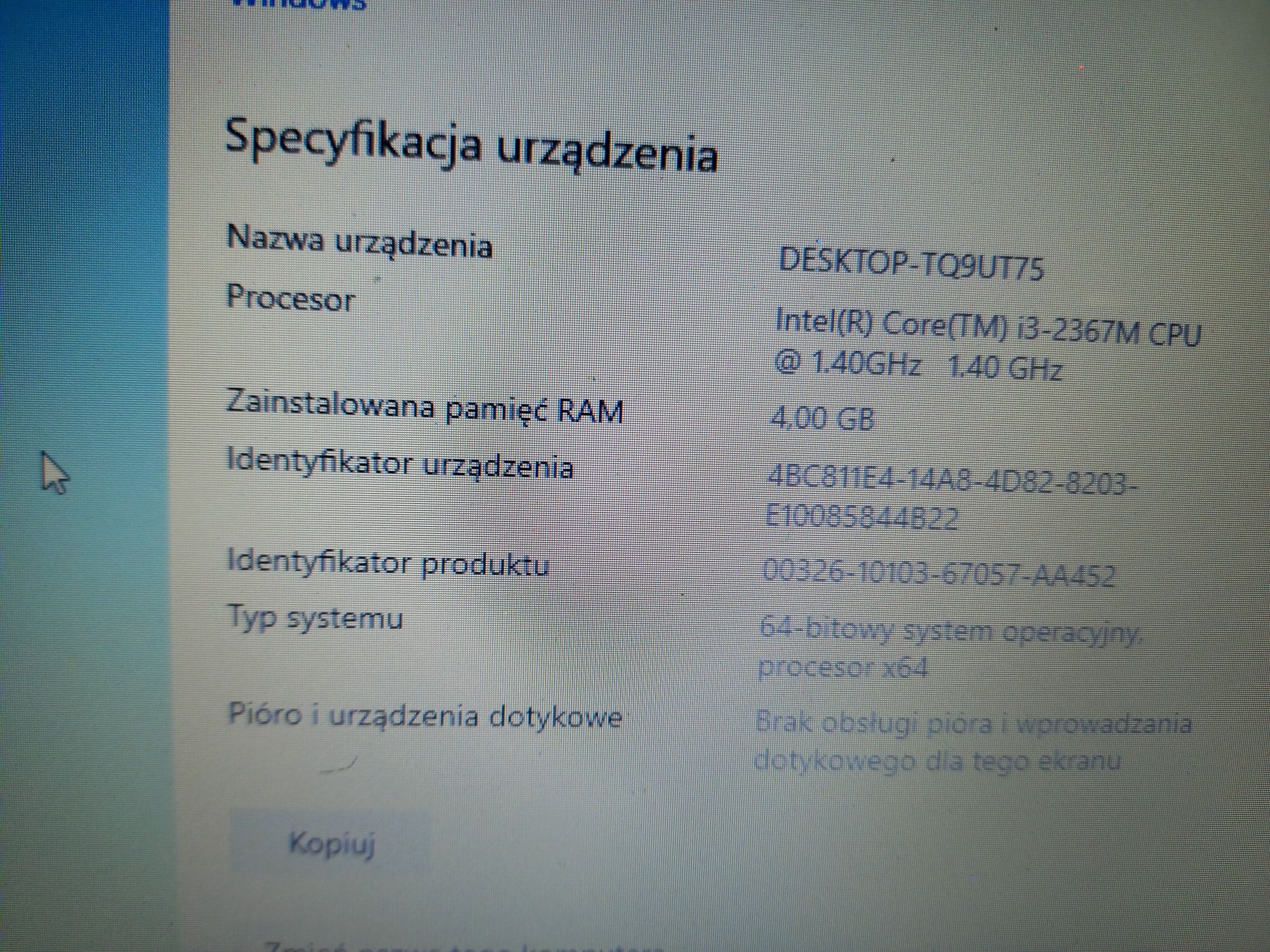 Laptop Asus UX21E i3 128GB dysk