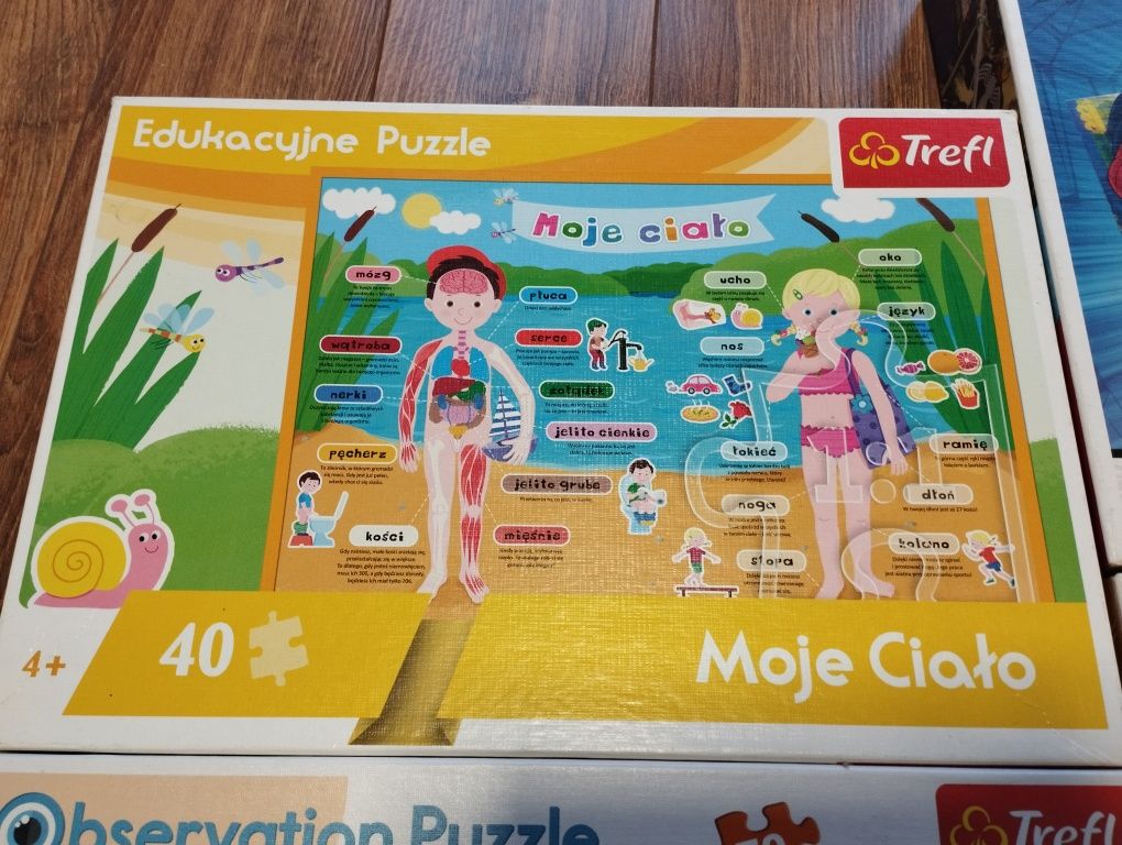 Trefl puzzle prezent dla dziecka 4 lata